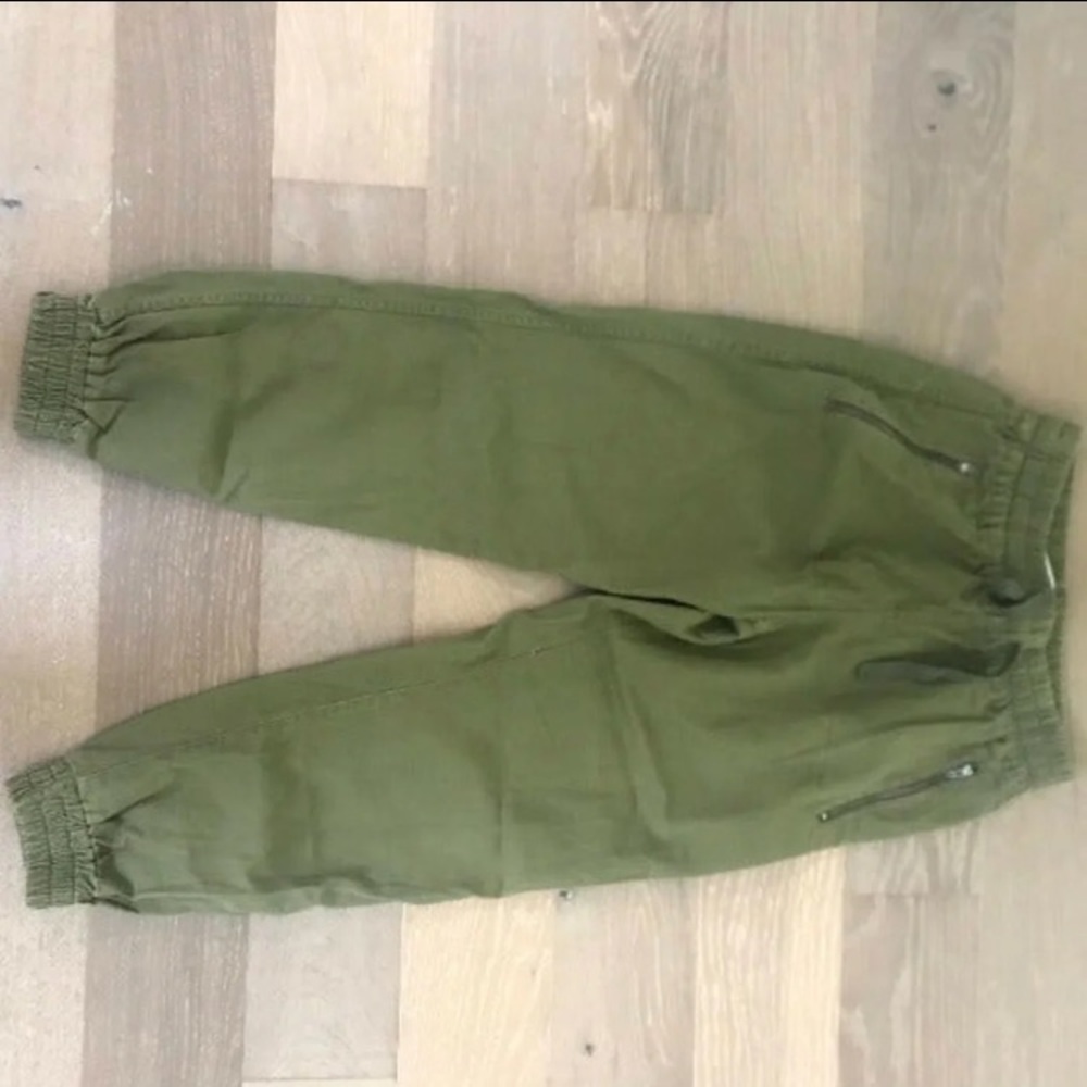 TNA Green Jogger Pants